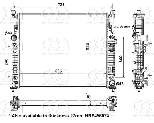 Radiateuren PW - Vrachtwagens Radiateur MB GL-Series 01>