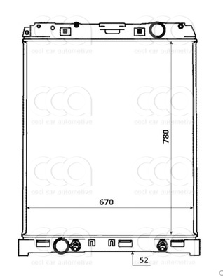Radiateuren PW - Vrachtwagens Radiateur MB Atego-Series 98>