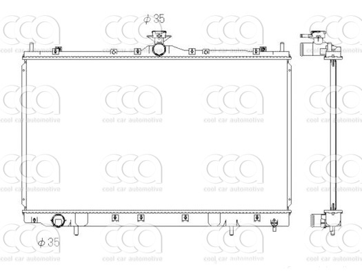 Radiateuren PW - Vrachtwagens Radiateur Mitsubishi Grandis 08>