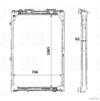 Radiateuren PW - Vrachtwagens Radiateur MAN E2000 97>