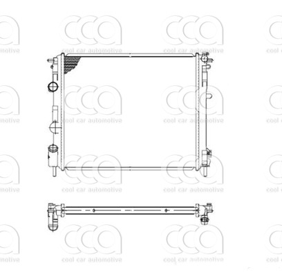 Radiateuren PW - Vrachtwagens Radiateur Nissan Kubistar 03>