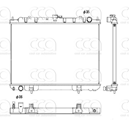 Radiateuren PW - Vrachtwagens Radiateur Nissan X-Trail 07>