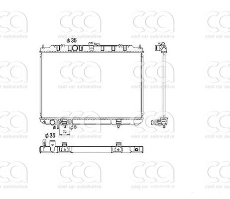 Radiateuren PW - Vrachtwagens Radiateur Nissan X-Trail 01>