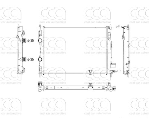 Radiateuren PW - Vrachtwagens Radiateur Nissan Qashqai 10>