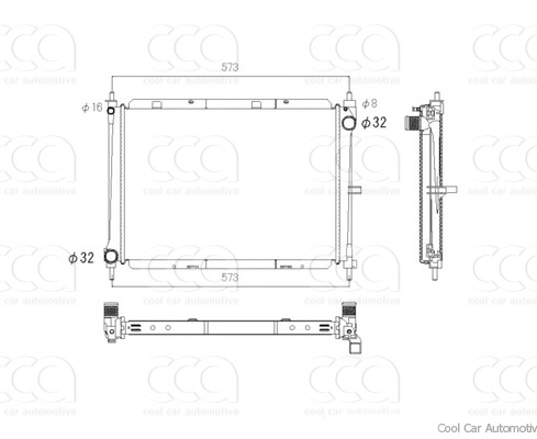 Radiateuren PW - Vrachtwagens Radiateur Nissan Micra 08>