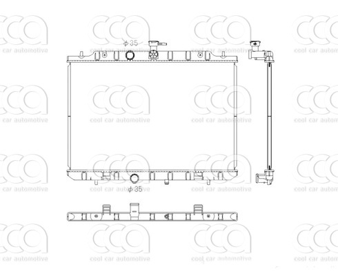 Radiateuren PW - Vrachtwagens Radiateur Nissan X-Trail 10>