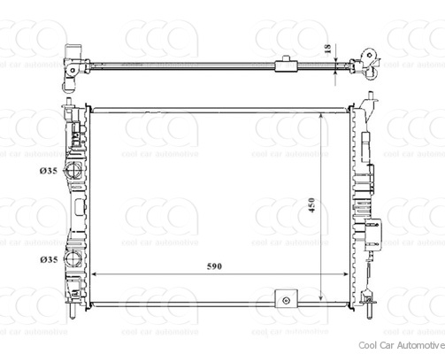 Radiateuren PW - Vrachtwagens Radiateur Nissan Qashqai 09>