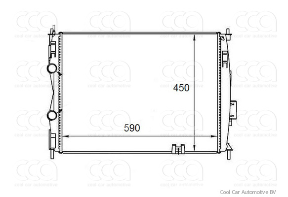 Radiateuren PW - Vrachtwagens Radiateur Nissan Dualis 11>