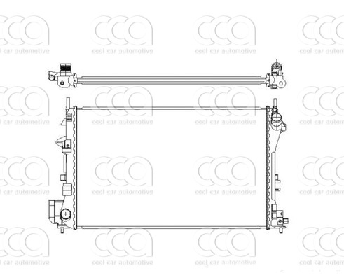 Radiateuren PW - Vrachtwagens Radiateur Opel Signum 11>