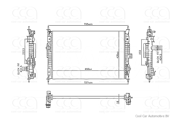 Radiateuren PW - Vrachtwagens Radiateur Opel Grandland 2017>