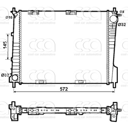 Radiateuren PW - Vrachtwagens Radiateur Renault Clio 06>