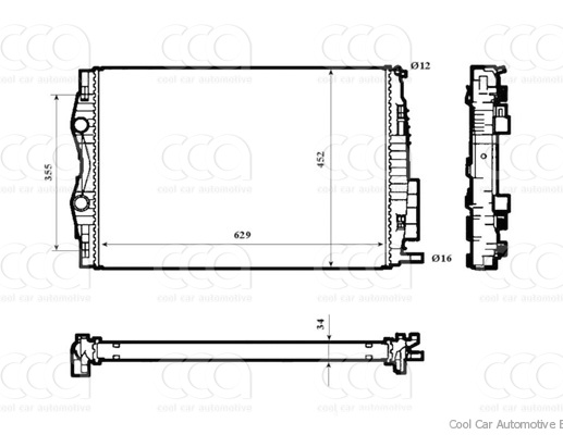 Radiateuren PW - Vrachtwagens Radiateur Renault Grand Scenic 03>