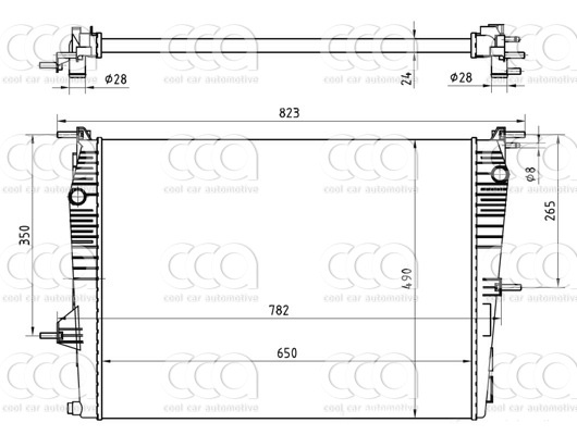 Radiateuren PW - Vrachtwagens Radiateur Renault Grand Modus 10>