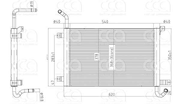 Radiateuren PW - Vrachtwagens Radiateur Land Rover Range Rover 08>