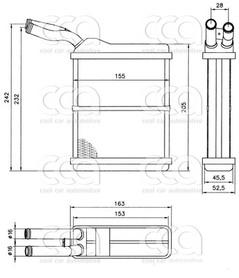Kachelradiateur Kachelradiateur Opel Frontera