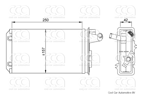 Kachelradiateur Kachelradiateur Alfa Romeo 145/155