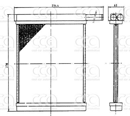 Kachelradiateur Kachelradiateur Renault Express