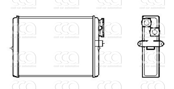 Kachelradiateur Kachelradiateur Volvo S60/V70II/S80